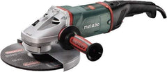 Metabo - 9" Wheel Diam, 6,600 RPM, Corded Angle & Disc Grinder - 5/8-11 Spindle, 15 Amps - Makers Industrial Supply