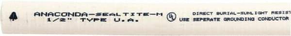 Anaconda Sealtite - 3/4" Trade Size, 500' Long, Flexible Liquidtight Conduit - Galvanized Steel & PVC, 19.05mm ID - Makers Industrial Supply