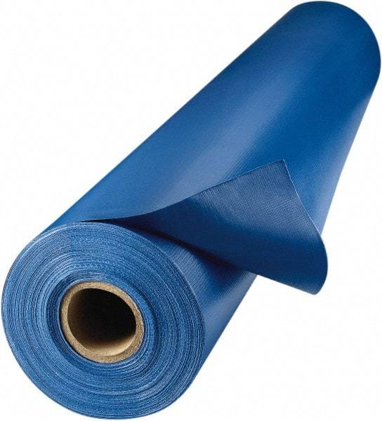 Steiner - 61" Wide Vinyl Laminated Polyester Welding Curtain - Blue - Makers Industrial Supply