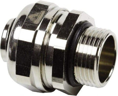 Anaconda Sealtite - 3/8" Trade, 316 Stainless Steel Threaded Straight Liquidtight Conduit Connector - Partially Insulated - Makers Industrial Supply