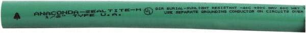 Anaconda Sealtite - 3/4" Trade Size, 100' Long, Flexible Liquidtight Conduit - Galvanized Steel & PVC, 19.05mm ID - Makers Industrial Supply