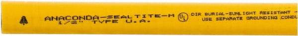 Anaconda Sealtite - 1/2" Trade Size, 1,000' Long, Flexible Liquidtight Conduit - Galvanized Steel & PVC, 12.7mm ID - Makers Industrial Supply