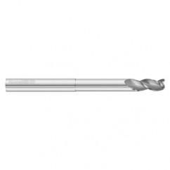 1" Dia. x 7 Overall Length 3-Flute .060 C/R Solid Carbide SE End Mill-Round Shank-Center Cut-Uncoated - Makers Industrial Supply