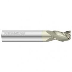 8mm Dia. x 64mm Overall Length 3-Flute Square End Solid Carbide SE End Mill-Round Shank-Center Cut-FC5 - Makers Industrial Supply