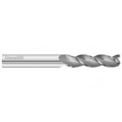 3/4 Dia. x 6 Overall Length 3-Flute .120 C/R Solid Carbide SE End Mill-Round Shank-Center Cut-Uncoated - Makers Industrial Supply