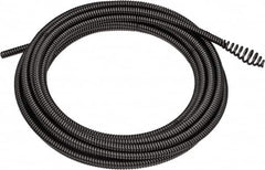 DeWALT - 5/16" x 25' Drain Cleaning Machine Cable - Coiled, 3/8" to 3" Pipe, Use with DEWALT DCD200 Brushless Drain Snakes - Makers Industrial Supply