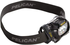 Pelican Products, Inc. - LED Bulb, 66 Lumens, Hands-free Flashlight - Black Polycarbonate Body, 3 AAA Alkaline Batteries Included - Makers Industrial Supply