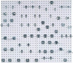 Triton - 24" Wide x 42-1/2" High Peg Board Kit - 2 Panels, 63 Hooks, Steel with Epoxy Coating, White - Makers Industrial Supply