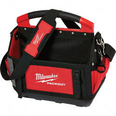 Milwaukee Tool - PACKOUT 32 Pocket, Ballistic Polyester, Red/Black Tote - Makers Industrial Supply