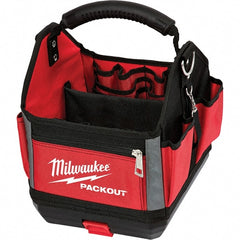 Milwaukee Tool - PACKOUT 28 Pocket, Ballistic Polyester, Red/Black Tote - Makers Industrial Supply