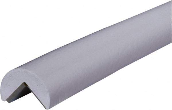 PRO-SAFE - 39" Long, Polyurethane Foam Type A Corner Guard - White, 1" High x 2" Wide Side - Makers Industrial Supply