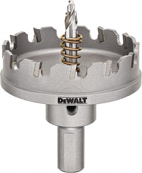 DeWALT - 2-5/8" Diam, 1/4" Cutting Depth, Hole Saw - Carbide-Tipped Saw, Toothed Edge - Makers Industrial Supply