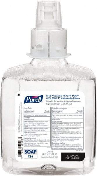 PURELL - 1,200 mL Bottle Foam Soap - Antibacterial, Clear, Fragrance Free Scent - Makers Industrial Supply