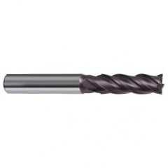 12mm Dia. - 93mm OAL - 4 FL Variable Helix Firex Carbide End Mill - Makers Industrial Supply