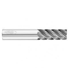 25mm Dia. x 121mm Overall Length 5-Flute Square End Solid Carbide SE End Mill-Round Shank-Center Cut-Uncoated - Makers Industrial Supply