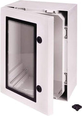 Fibox - Polycarbonate Standard Enclosure Hinge Cover - NEMA 4, 4X, 11.81" Wide x 19.69" High x 27.56" Deep, Impact Resistant - Makers Industrial Supply