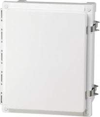 Fibox - Polycarbonate Standard Enclosure Hinge Cover - NEMA 4, 4X, 6, 6P, 12, 13, 6" Wide x 6" High x 4" Deep, Impact, Moisture & Corrosion Resistant, Dirt-tight & Dust-tight - Makers Industrial Supply