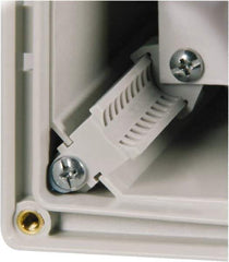 Fibox - Electrical Enclosure Polycarbonate Variable Height Back Panel Kit - For Use with ARCA JIC - Makers Industrial Supply