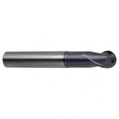 10mm Dia. - 72mm OAL 2 FL 30 Helix Firex Carbide Ball Nose End Mill - Makers Industrial Supply