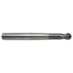 10mm Dia. - 120mm OAL 2 FL 30 Helix Firex Carbide Ball Nose End Mill - Makers Industrial Supply