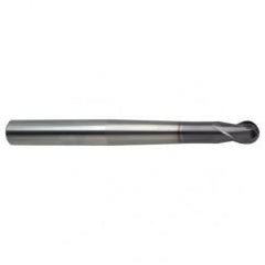 10mm Dia. - 120mm OAL 2 FL 30 Helix Firex Carbide Ball Nose End Mill - Makers Industrial Supply