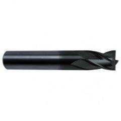 1/2 Dia. x 3 Overall Length 4-Flute Square End Solid Carbide SE End Mill-Round Shank-Center Cut-Super-A - Makers Industrial Supply