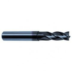 3/16 Dia. x 2-1/2 Overall Length 4-Flute Square End Solid Carbide SE End Mill-Round Shank-Center Cut-Super-A - Makers Industrial Supply