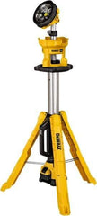 DeWALT - 20 Volts, 3000 Lumens, Cordless Work Light - Yellow, 11 hr Run Time - Makers Industrial Supply