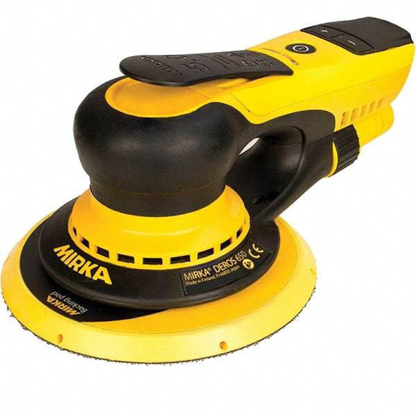 Mirka - 6" Pad, 4,000 to 10,000 OPM, Electric Orbital Sander - Round, Random Orbital Sander, 3.5 Amps - Makers Industrial Supply