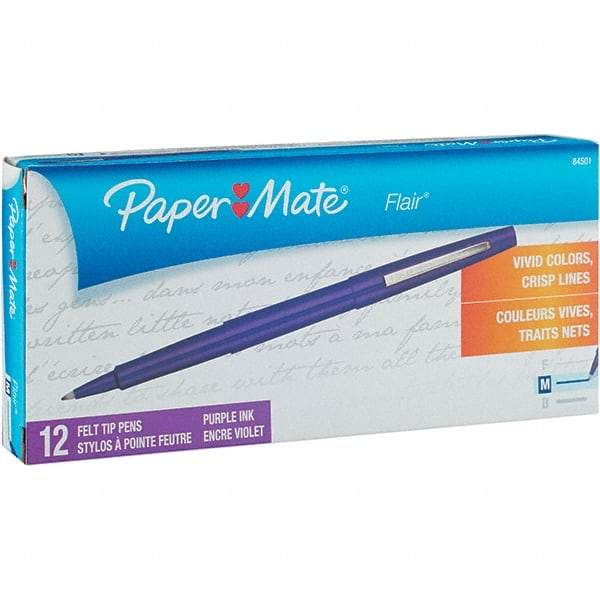 Paper Mate - Needle Porous Point Pen - Purple - Makers Industrial Supply