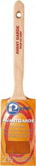 Premier Paint Roller - 2-1/2" Oval Polyester Sash Brush - 3" Bristle Length, 7-1/2" Wood Sash Handle - Makers Industrial Supply