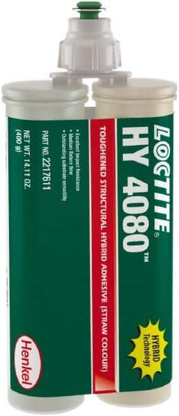 Loctite - 400 g Dual Cartridge Two Part Adhesive - 5 to 10 min Working Time, 302°F - Makers Industrial Supply