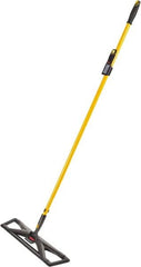 Rubbermaid - 57" Long x 5-1/2" Wide Dust Mop Frame - Black, Hook & Loop - Makers Industrial Supply