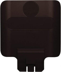 Rubbermaid - Square Lid for Use with 23 Gal Rectangular Recycle Containers - Brown, Polypropylene, For Slim Jim Trash Cans - Makers Industrial Supply