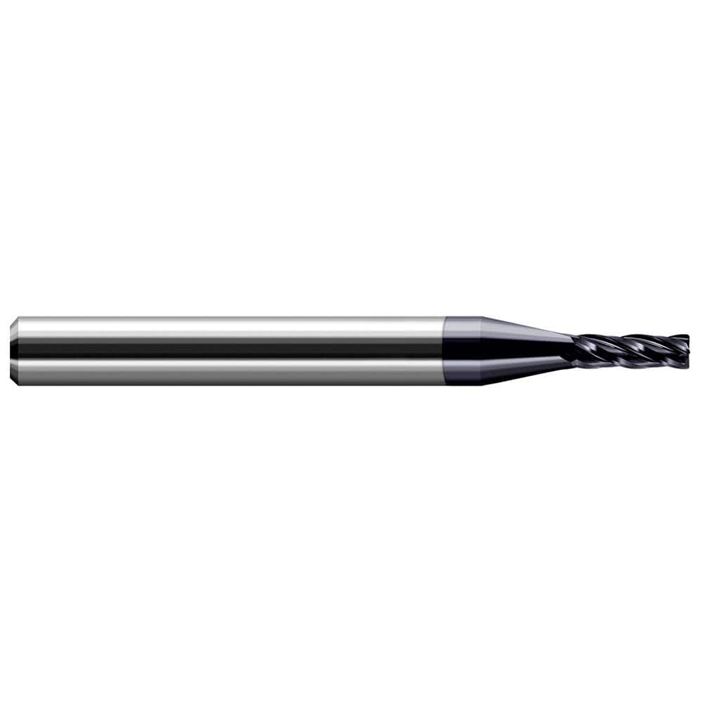 Harvey Tool - Corner Radius & Corner Chamfer End Mills; Mill Diameter (Inch): 1/8 ; Mill Diameter (Decimal Inch): 0.1250 ; End Type: Corner Radius ; Corner Radius (Inch): 1/64 ; Corner Radius (Decimal Inch): 0.0150 ; Number of Flutes: 3 - Exact Industrial Supply