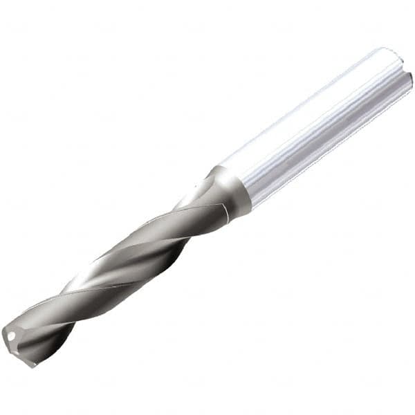 Kennametal - 9.5mm 138° Spiral Flute Solid Carbide Screw Machine Drill Bit - Makers Industrial Supply