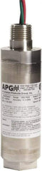 Made in USA - 500 Max psi, 1/4" NPT (Male) Connection Intrinsically Safe Transmitter - mA Output Signal, 1/4" Thread, -40 to 185°F, 28 Volts - Makers Industrial Supply