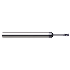 Harvey Tool - Square End Mills; Mill Diameter (Decimal Inch): 0.0600 ; Length of Cut (Decimal Inch): 0.0900 ; Material: Solid Carbide ; Finish/Coating: AlTiN ; Shank Diameter (Inch): 1/8 ; Single or Double End: Single - Exact Industrial Supply