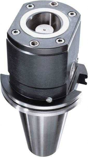 HAIMER - CAPTO C6 Taper, On-Center/Rotating, Spindle Adapter - 50mm Projection, Use with ISO50 Spindle - Makers Industrial Supply