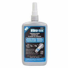 Vibra-Tite - 250 mL Bottle, Blue, Medium Strength Threadlocker - Makers Industrial Supply