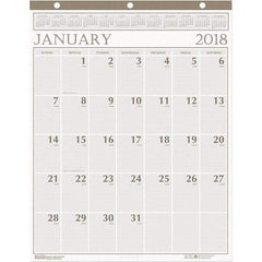 House of Doolittle - 12 Sheet, 20 x 26", Wall Calendar - Beige - Makers Industrial Supply