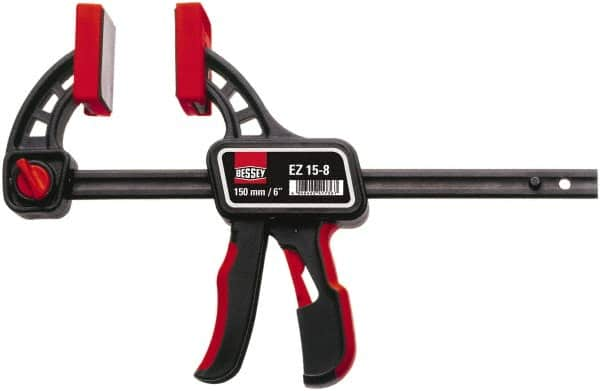 Bessey - 12" Capacity, 2-3/8" Throat Depth, Carbon Steel Bar Clamp - 150 Lb Clamping Pressure - Makers Industrial Supply