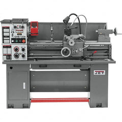 Jet - 12" Swing, 33" Between Centers, 230 Volt, Single Phase Bench Lathe - 5MT Taper, 2 hp, 75 to 1,400 RPM, 1-9/16" Bore Diam, 30" Deep x 58" High x 66" Long - Makers Industrial Supply