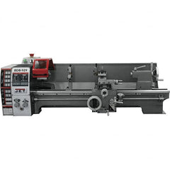 Jet - 8-3/4" Swing, 27-1/2" Between Centers, 115 Volt, Single Phase Bench Lathe - 3MT Taper, 3/4 hp, 130 to 2,000 RPM, 3/4" Bore Diam, 20" Deep x 30" High x 55" Long - Makers Industrial Supply