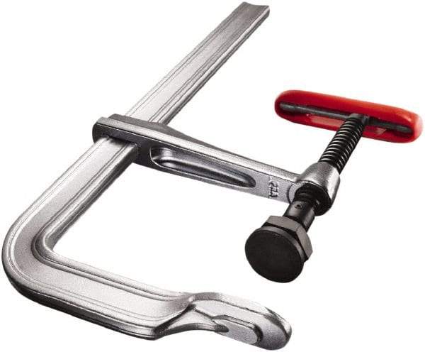 Bessey - 4-3/4" Throat Depth, 18" Max Capacity, Standard Sliding Arm Clamp - 1,980 Lb Clamping Pressure, 45/64" Spindle Diam - Makers Industrial Supply