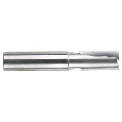 1/2" Dia. - 3" OAL - 2 FL Straight FL Bright Carbide End Mill - Makers Industrial Supply