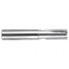 1/2" Dia. - 3" OAL - 2 FL Straight FL Bright Carbide End Mill - Makers Industrial Supply