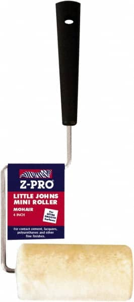 Premier Paint Roller - 10" Long, 1/4" Nap, Wall Paint Roller Set - 5" Wide, Steel Frame, Includes Roller Cover & Frame - Makers Industrial Supply