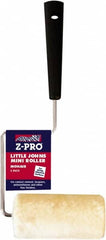 Premier Paint Roller - 10" Long, 1/4" Nap, Wall Paint Roller Set - 5" Wide, Steel Frame, Includes Roller Cover & Frame - Makers Industrial Supply