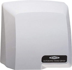 Bobrick - 1725 Watt Gray Finish Electric Hand Dryer - 115 Volts, 13 Amps, 9-5/8" Wide x 11.13" High x 5-7/16" Deep - Makers Industrial Supply